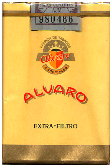 Были в продаже в Испании в  1960-е годы. 20 штук с фильтром в мягкой пачке. Производитель:  Fabrica de Tabacos Alvaro. Владелец торговой марки: Fabrica de Tabacos Alvaro.