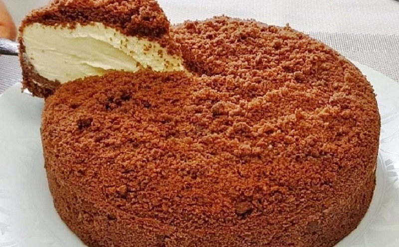 Шоколадный торт без выпечки: сметанная нежность и шоколадная основа за пару часов