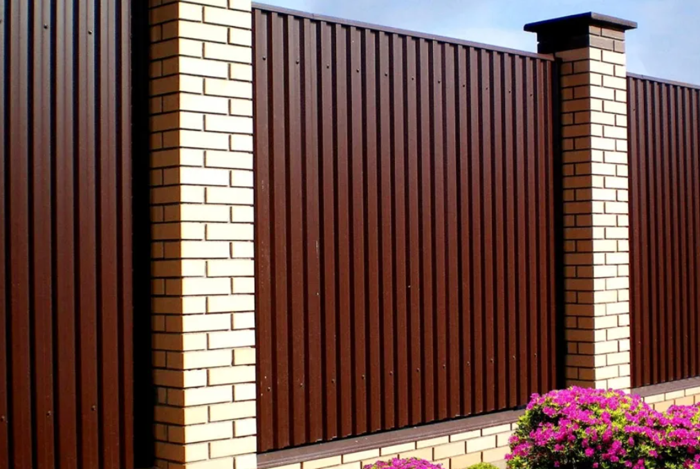 забор из профлиста