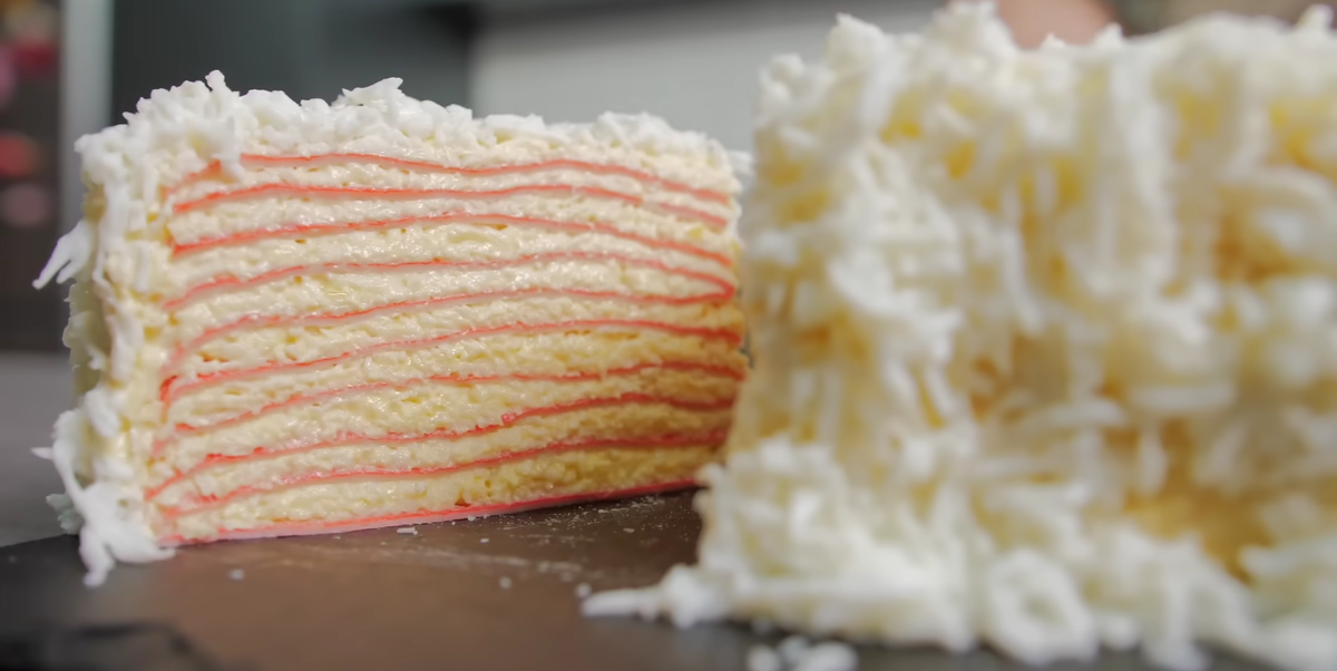 крабовый салат с яйцом