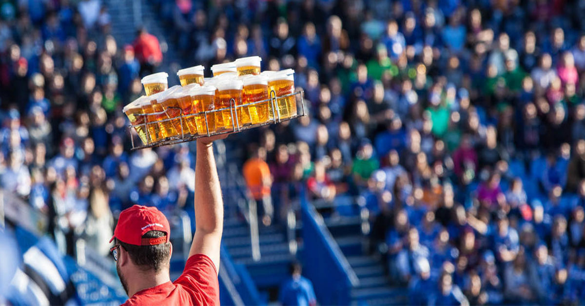 Пиво на стадионе