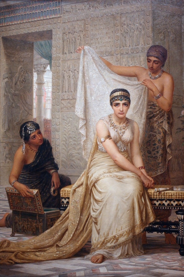 И такая Эсфирь есть. Художник Эдвин Лонг. Царица Эсфирь. Холст, масло. 213,5х170,3. 1878. Национальная галерея Викто