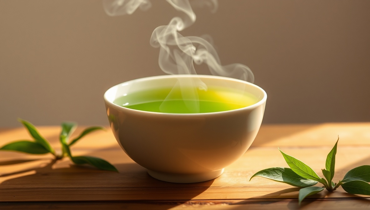 Зелёный чай.