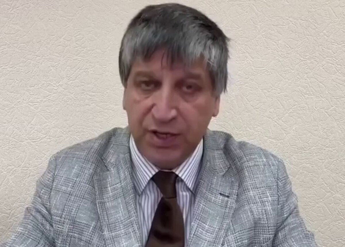 Председатель Совета депутатов Дубны Александр Руденко. Кадр видео 