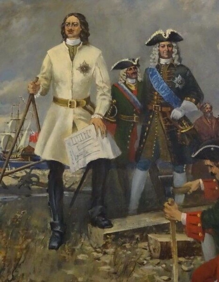 Картина повествующая о жизни императора Петра I