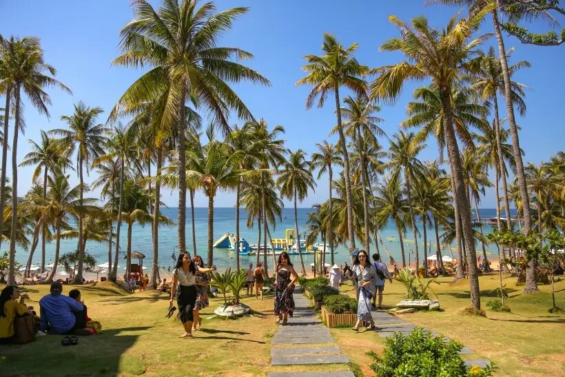     Пляж на острове Ананас во Вьетнаме. © РИА Новости. Павел Львов