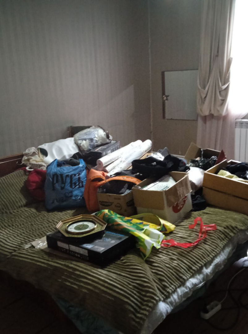 Примерно так выглядела на днях наша спальня. 
Сегодня она выглядит примерно также. 