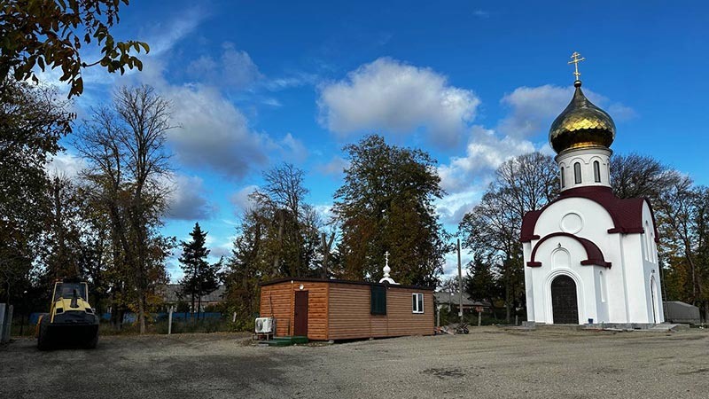    Новый храм в поселке Сахарного завода готовится к первому молебну