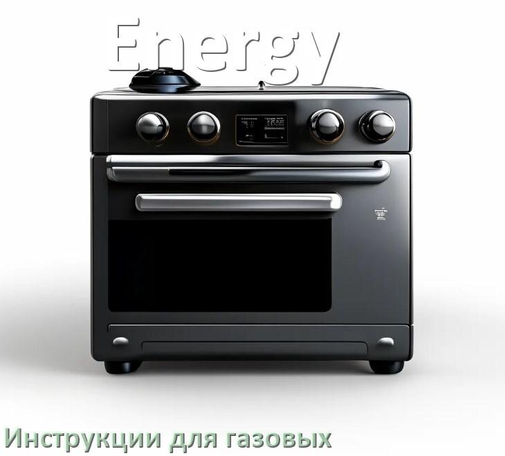 
Руководство пользователя газовой плиты Energy и официальная инструкция по эксплуатации на русском PDF