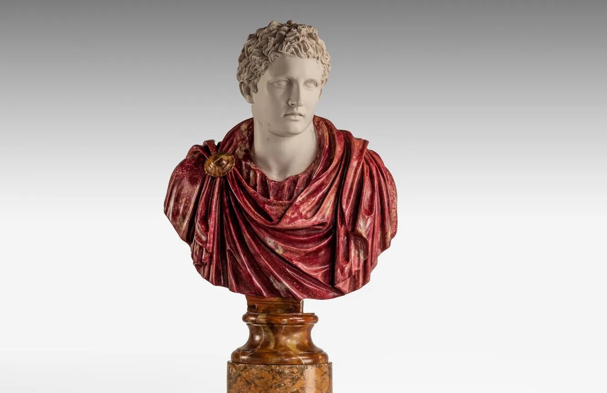 мраморный бост изображающий Марка Антония