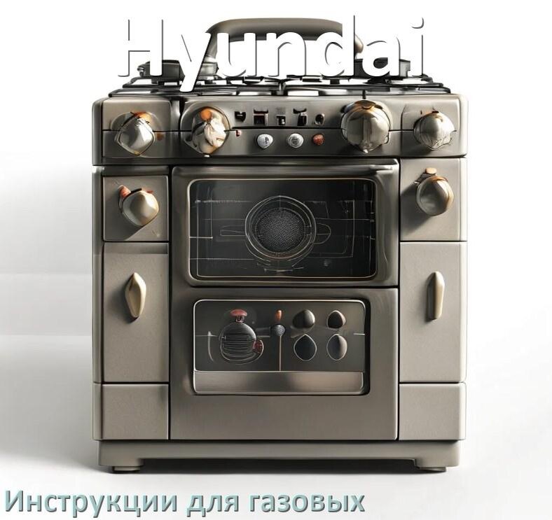 
Руководство пользователя газовой плиты Hyundai и официальная инструкция по эксплуатации на русском PDF