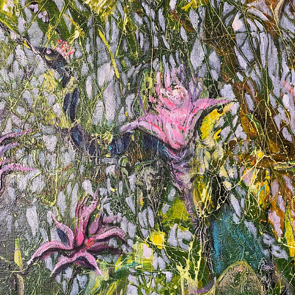 Фрагмент картины-квеста "Райский сад"