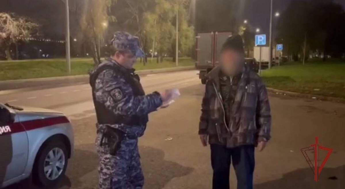    Фото: скриншот с видео / пресс-служба Росгвардии по Москве / Telegram