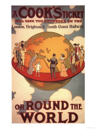 Реклама первых туристических туров