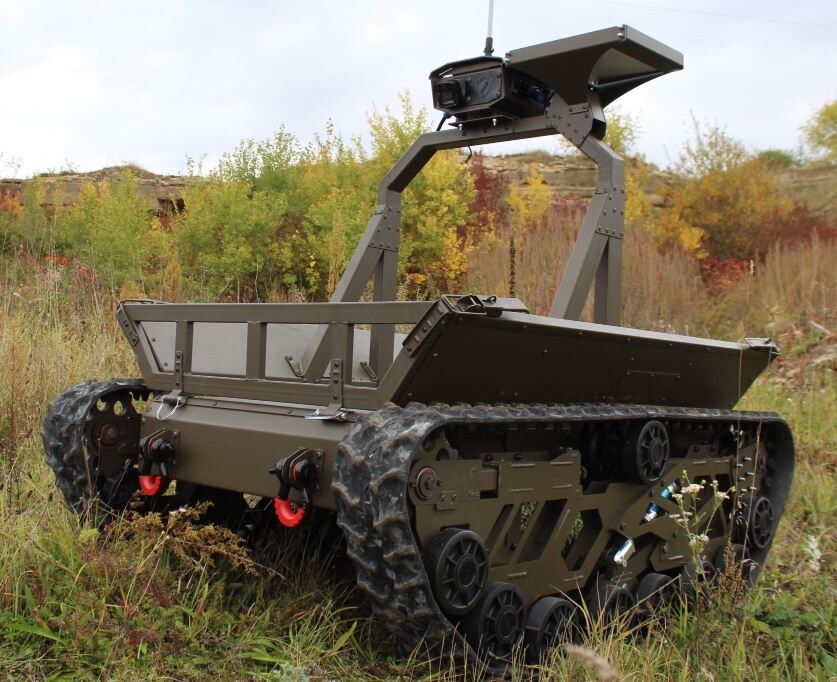 Украинский наземный дрон «Муравей-Mini». 2025 год. Источник: Компания «Роботизированные комплексы»