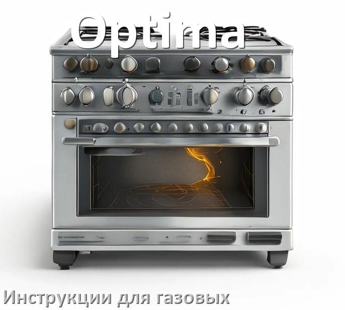 
Руководство пользователя газовой плиты Optima и официальная инструкция по эксплуатации на русском PDF