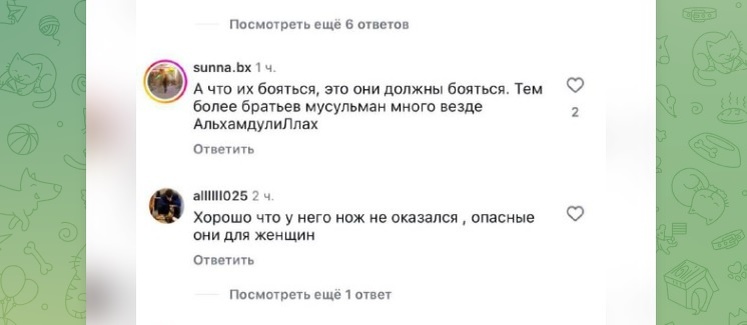 Скриншот телеграм-канала Многонационал