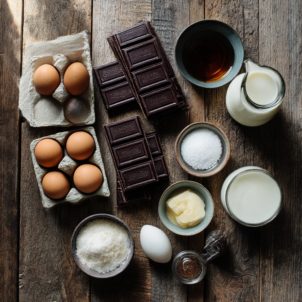 Ингредиенты для мусса