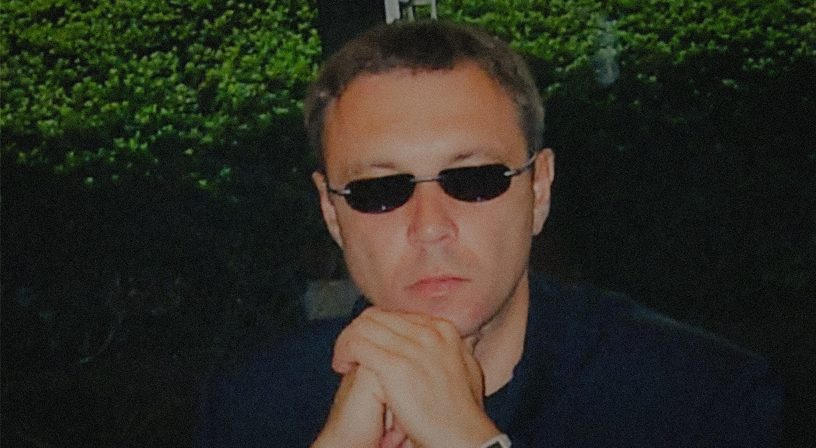 Виктор Пелевин на литературном симпозиуме в Токио.