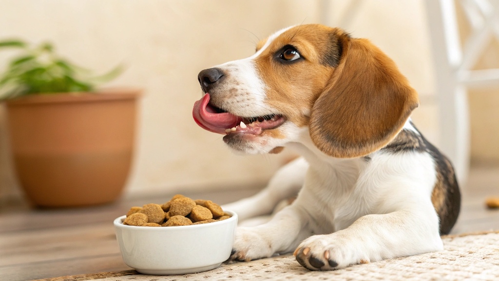 У собак аллергию чаще всего вызывают белки животного происхождения — например, курица, говядина или яйца.
При длительном употреблении одного и того же белка иммунная система может начать воспринимать его как аллерген.