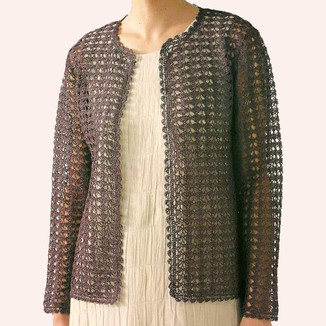 
из японского журнала 編んでみようシリーズ