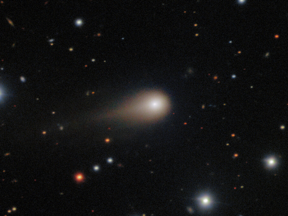    Глубокое изображение межзвездной кометы 3I/ATLAS, полученное спектрографом Джемини в Чили© International Gemini Observatory/NOIRLab/NSF/AURA/Shadow the ScientistImage Processing: J. Miller & M. Rodriguez (International Gemini Observatory/NSF NOIRLab), T.A. Rector (University of Alaska Anchorage/NSF NOIRLab), M. Zamani (NSF NOIRLab)