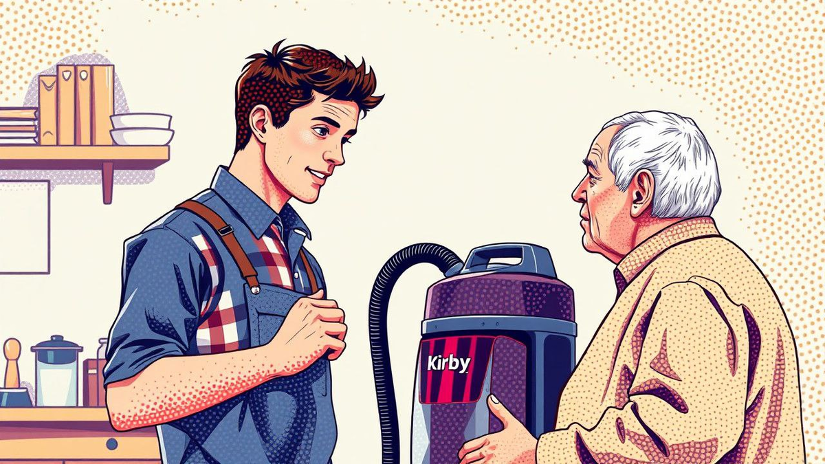 При упоминании агентов по продажам, первое, что всплывает в голове, продавцы пылесосов Kirby. Помните этих отбитых домушников?