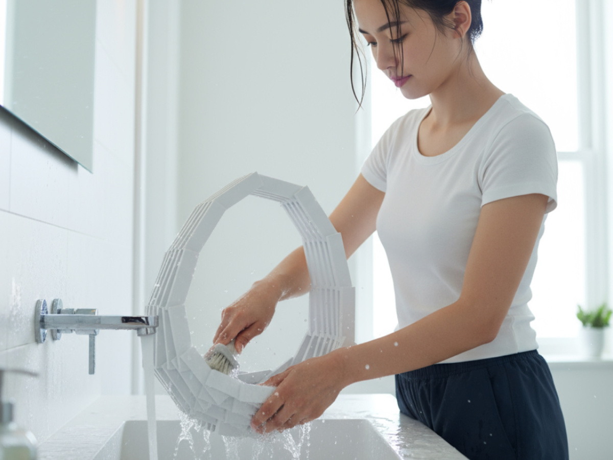 Мойка корзины EGG щеткой или губкой