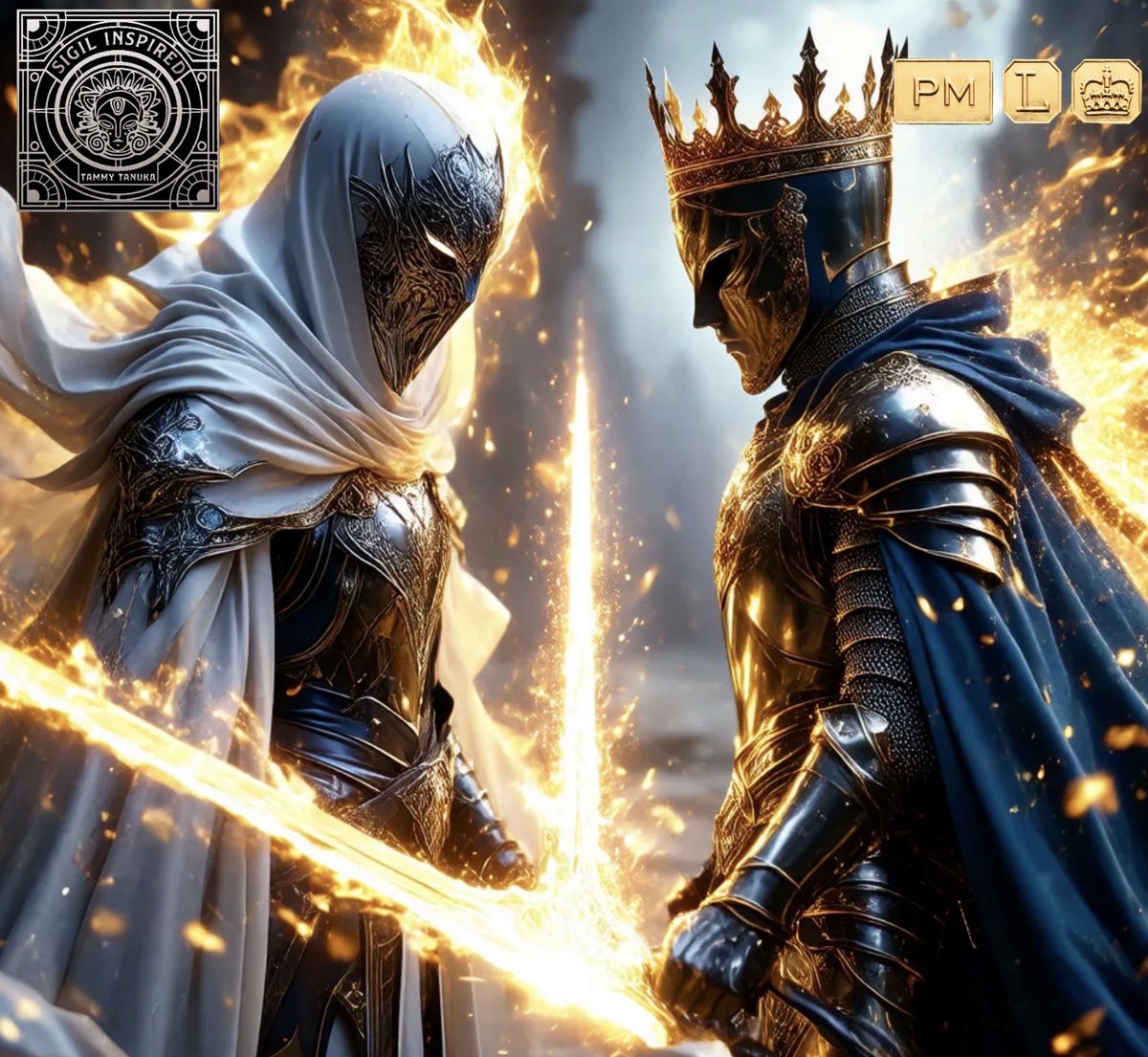 ИИшное изображение битвы теней Тамми vs Пэт