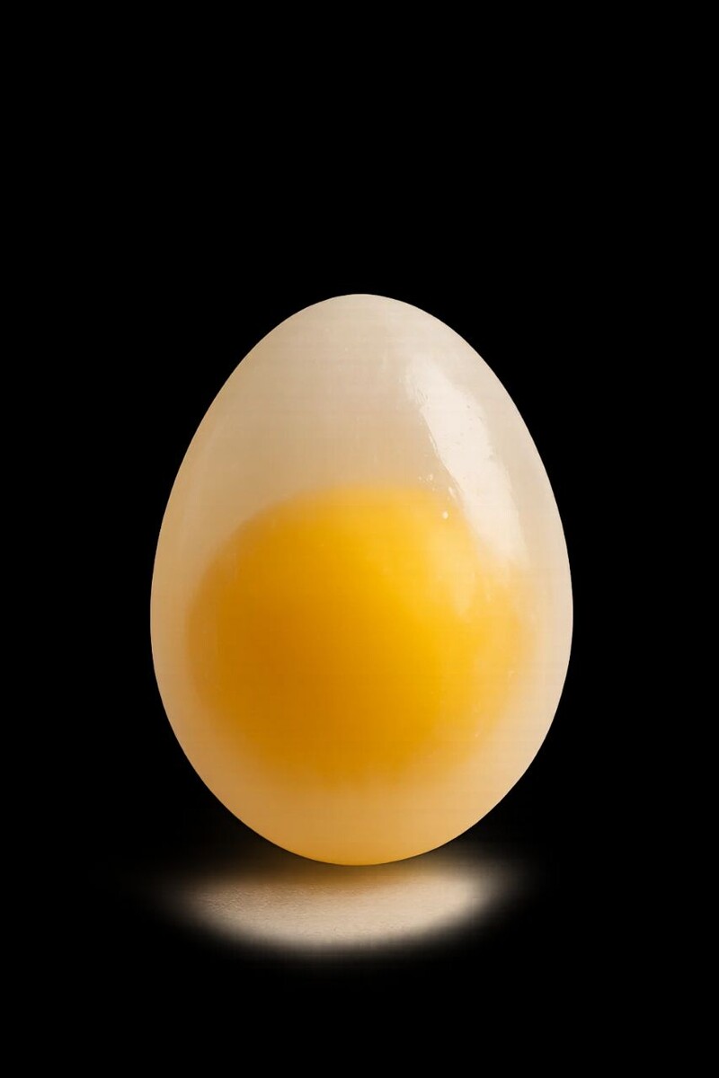 Вот что осталось от яйца.