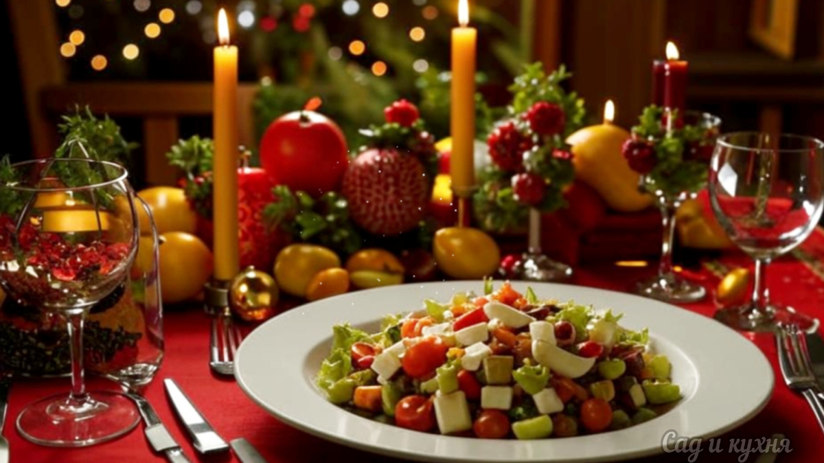 Сервировка праздничного стола.