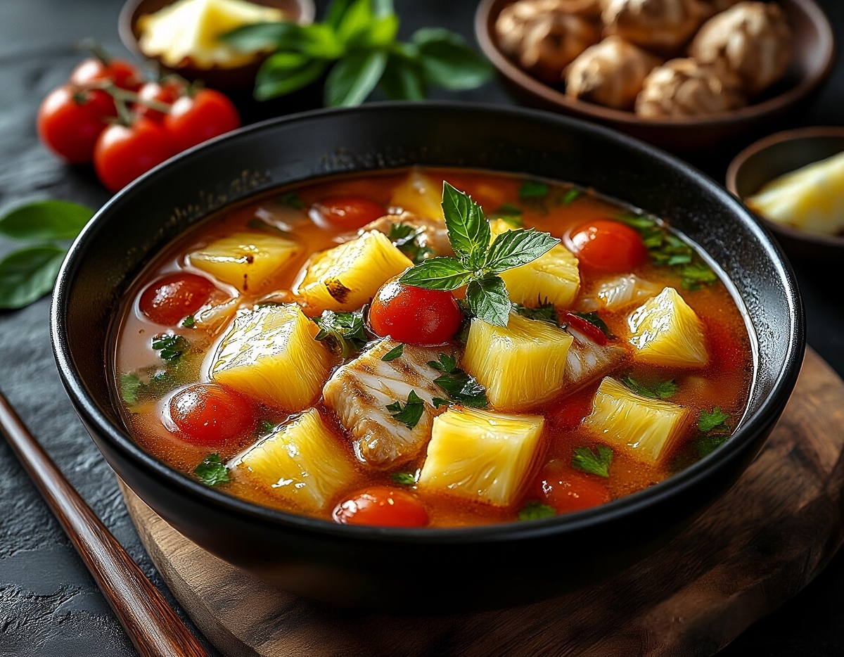 Необычный, яркий, сочный суп 