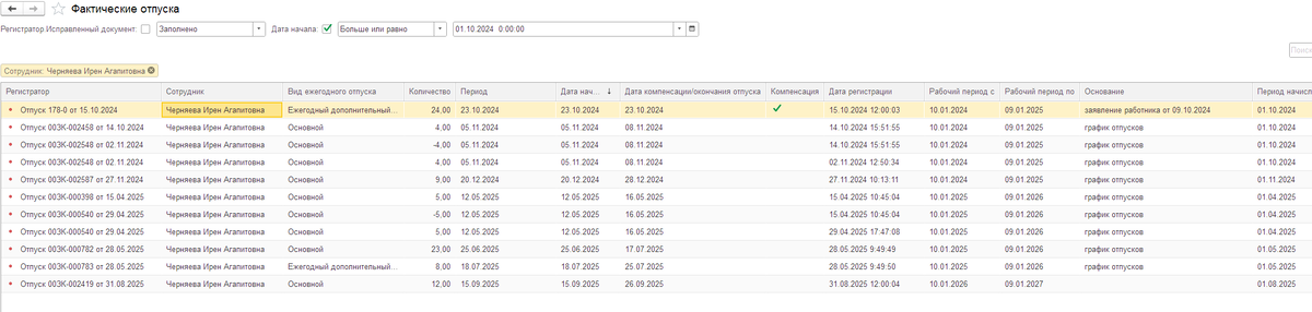 В этом регистре не много полей, которые надо заполнить в переносе данных. Но бывают регистры где много реквизитов и в которых можно запутаться.