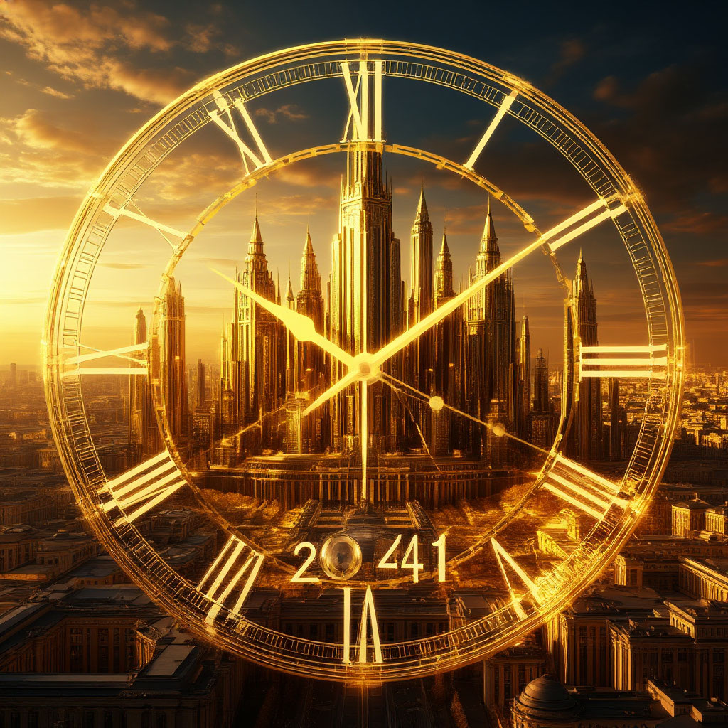 Иллюстрация "Золотой Век 2041 году" создана сетью Шедеврум