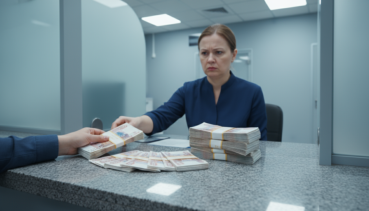 кассир ошиблась