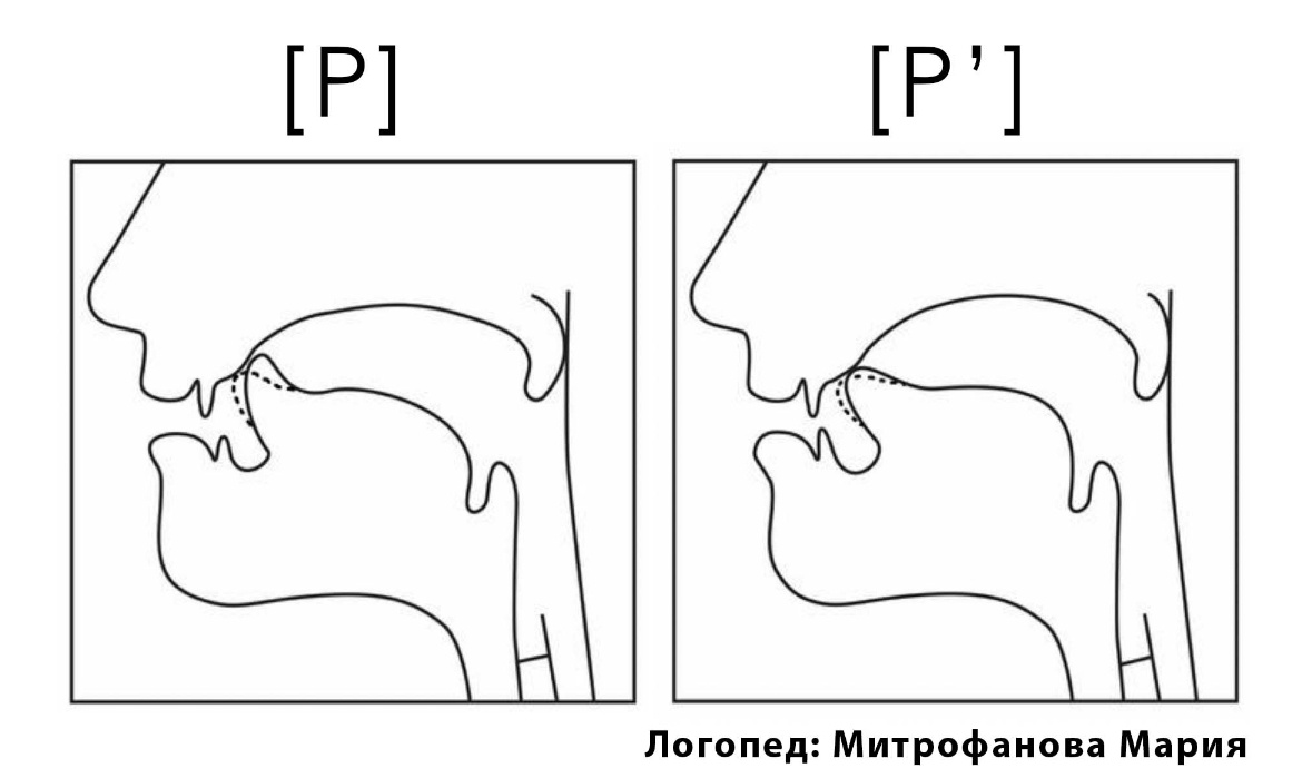 Профили твердого и мягкого звука «Р»