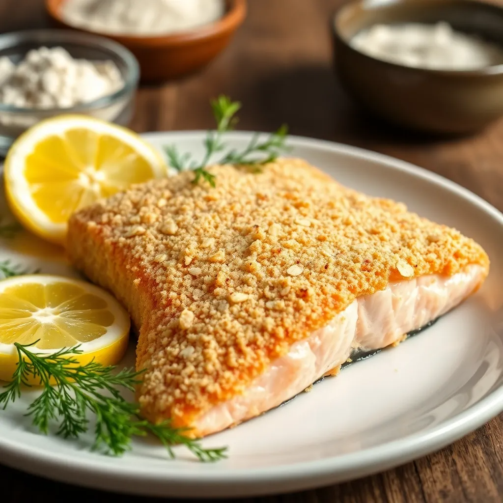 Миндальная мука в панировочной смеси