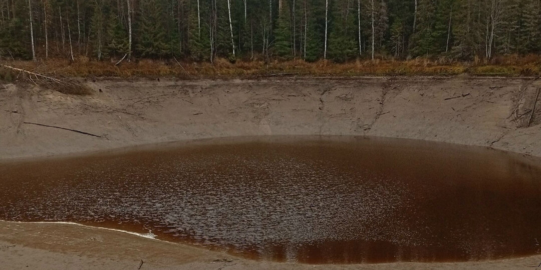 Целое озеро вновь исчезло в Вытегорском округе