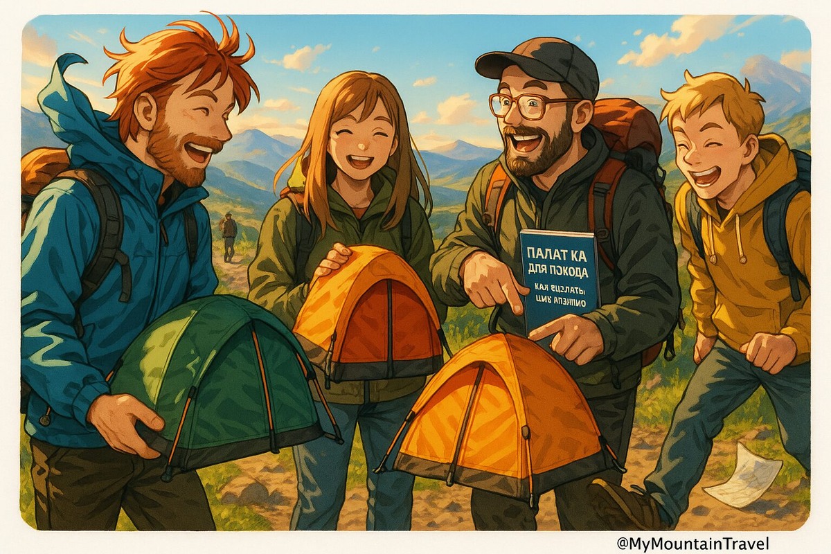 Палатка для горного восхождения