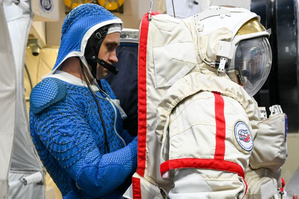 Арутюн Кивирян в ходе тренировки. Фото: ЦПК