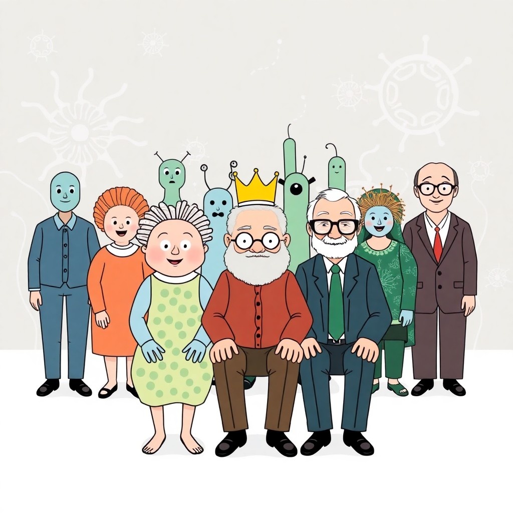 Мы никогда не остаемся одни. С нами вместе живут огромные сообщества. Изображение by supa.ru