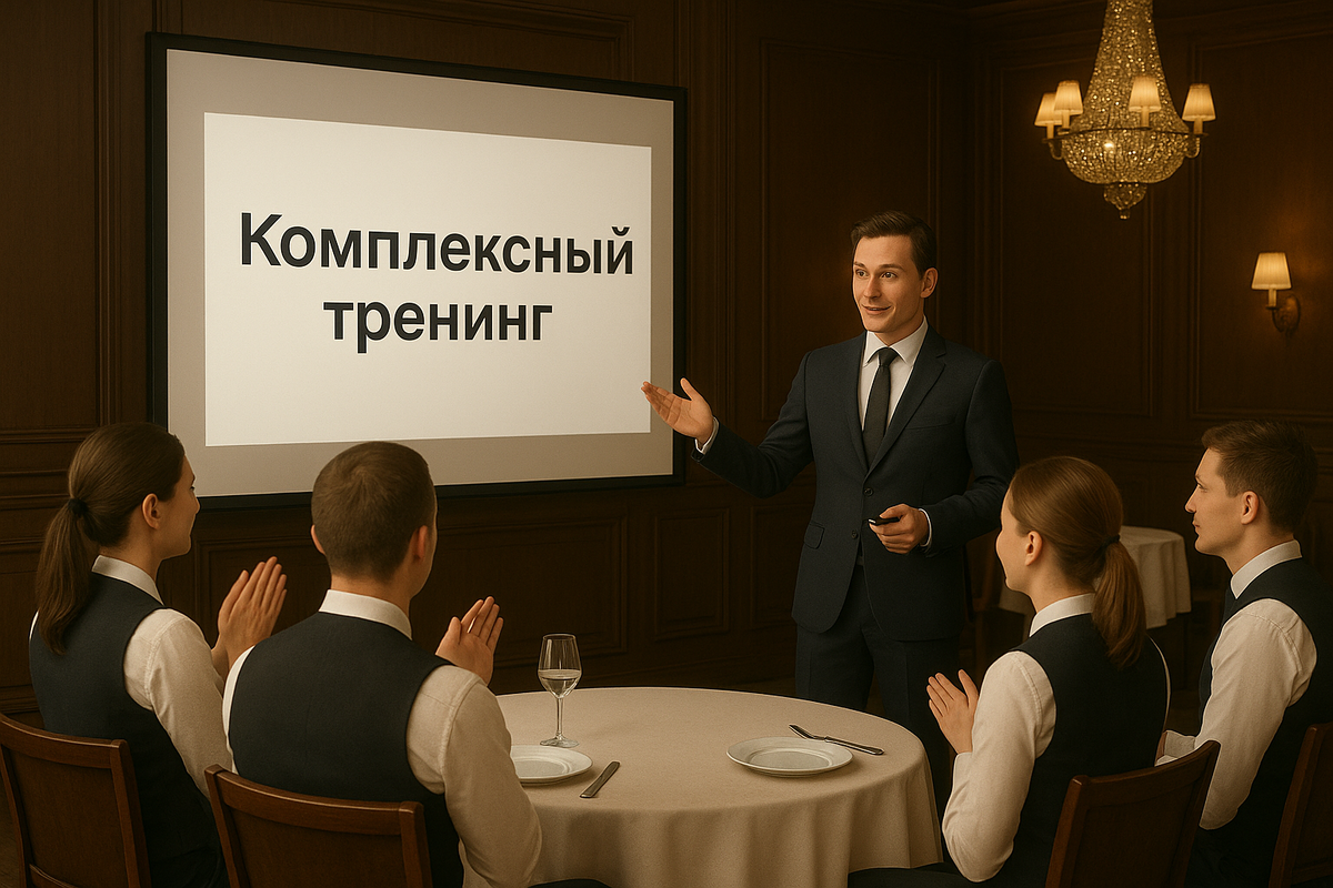 Один день интенсивного тренинга в ресторане.