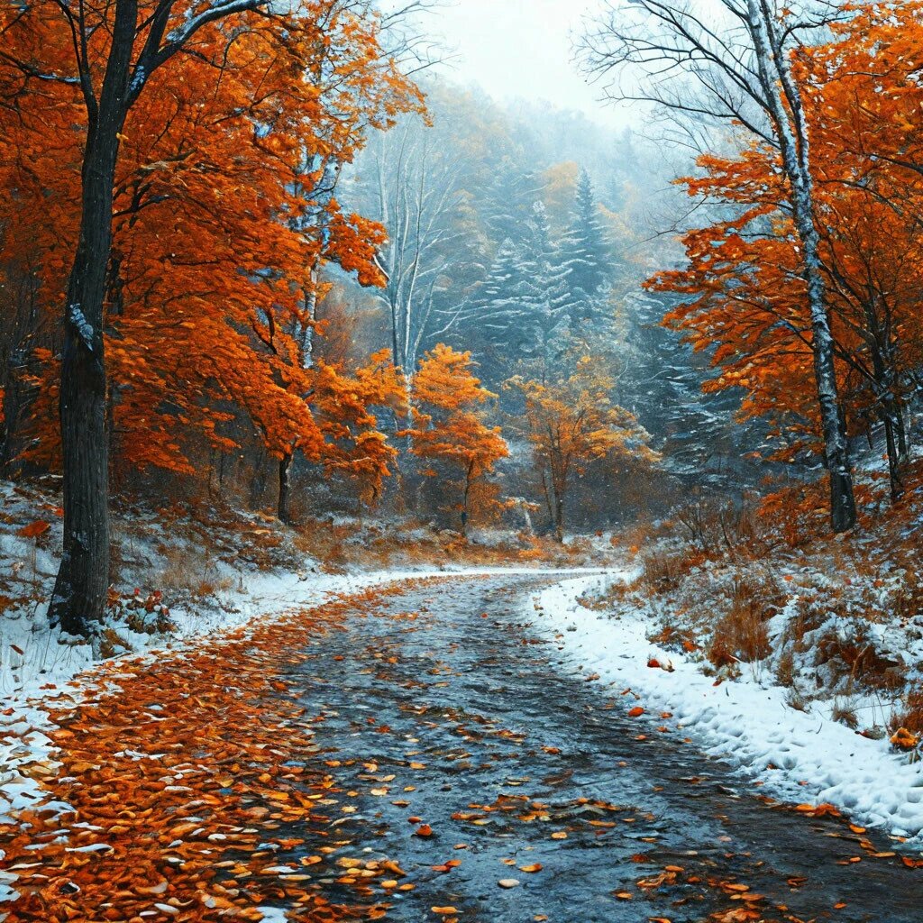 ОСЕНЬ ПЕРЕХОД К ЗИМЕ 2025