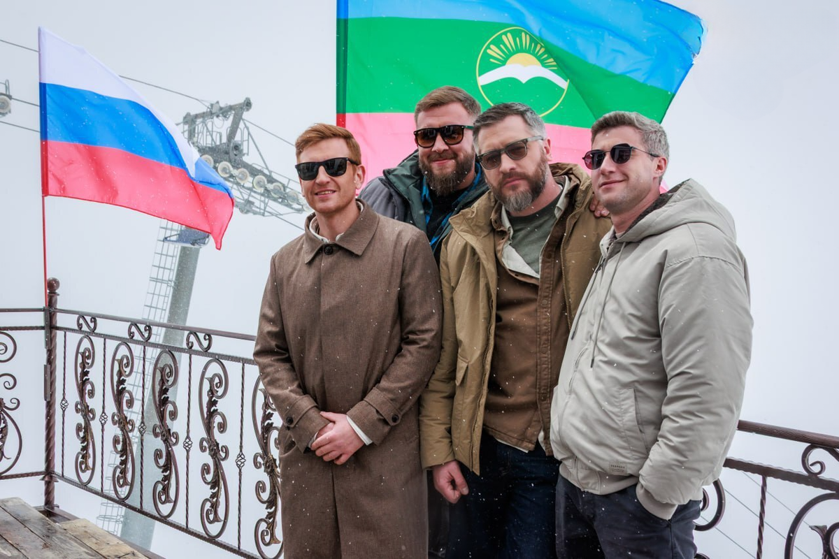 Кадр со съемок сериала «Наш спецназ. Карачаево-Черкессия»