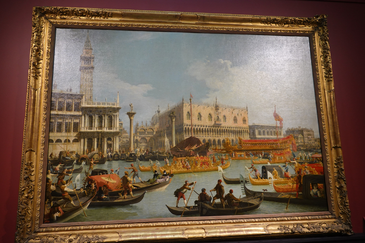 Каналетто. Возвращение Бучинторо к молу у Дворца дожей
