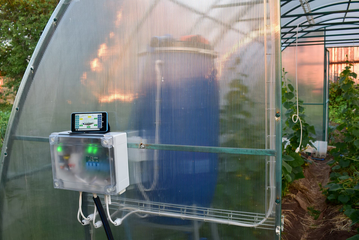 Умная система полива в теплице