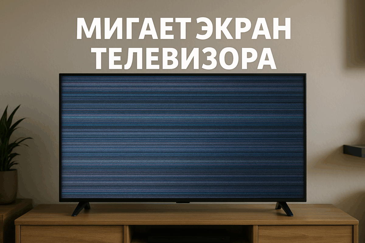    Мигает экран телевизора — причины мерцания Михаил Юрьевич