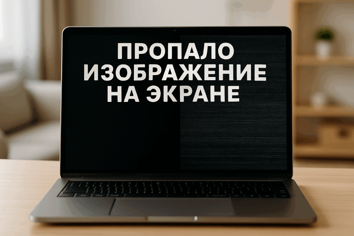    Пропало изображение на половине экрана — ремонт Михаил Юрьевич