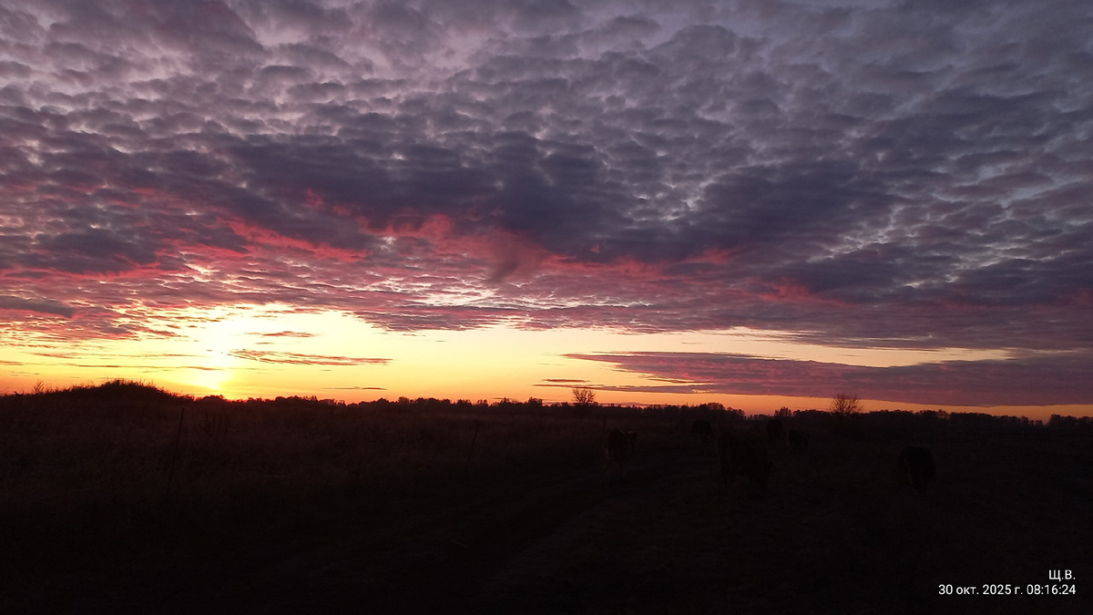 Вчерашний восход
