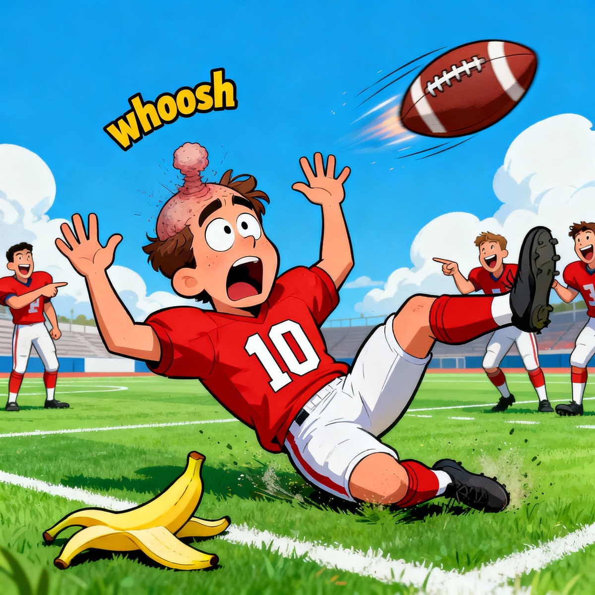 Футболист получает смешную травму - нелепые несчастные случаи в спорте